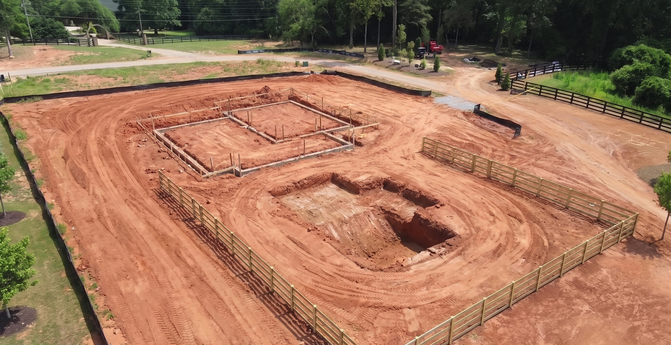 Phase 1 — sitework and excavation