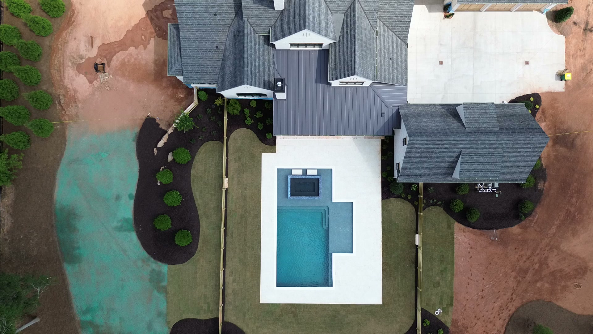 Pool from above